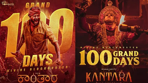 Kantara: 100 Day Theatrical Run of Rishab Shetty's Kannada Action-Drama Hindi-Dubbed Version!
