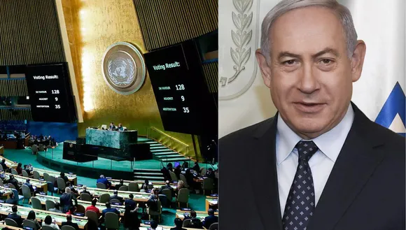 Israeli Prime Minister Netanyahu Slammed the UNGA for Palestine Vote