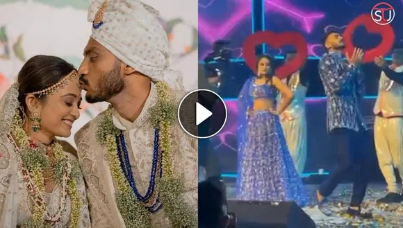 OMG!! Axar Patel Wedding Dance Performance Goes Viral!! Check Out the Video!!