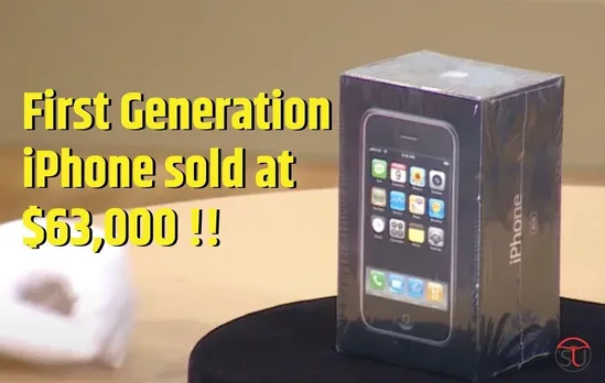 First Generation iPhone sold at $63,000 !!
