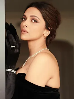 Deepika Padukone's Classic Black Gown Look at the 2023 Oscars