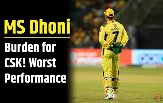 Ms Dhoni’s Inconsistency Became Burden for CSK! Performed His Worst In Last Three Years