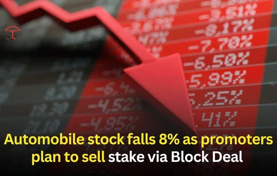 Mahindra Stock Fells 8% As Promoters Plans To Sell Stake By Block Deal