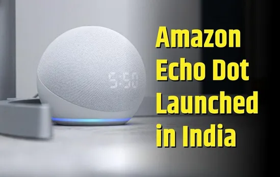 Amazon Echo Dot Speaker Launched In India, Know The Price And Availability