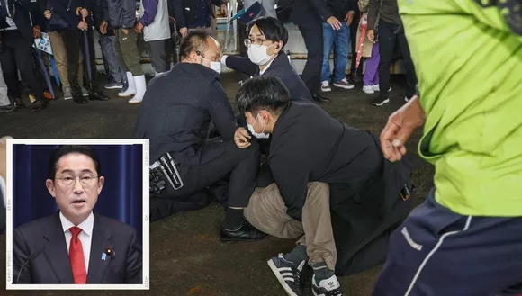 Big Breaking: Japan's PM Fumio Kishida Attacked by Bomb while Giving Speech in Wakayama!!