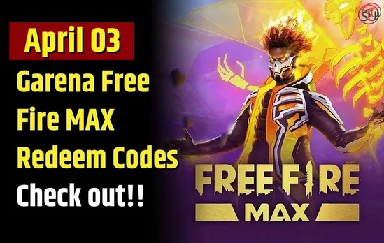 Garena Free Fire MAX Redeem Codes for April 3: Win exciting Rewards