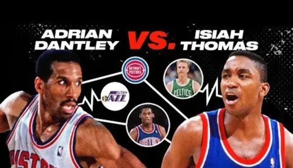 NBA Infamous Fight: Detroit Piston Isiah Thomas and Adrian Dantley Famous Beef