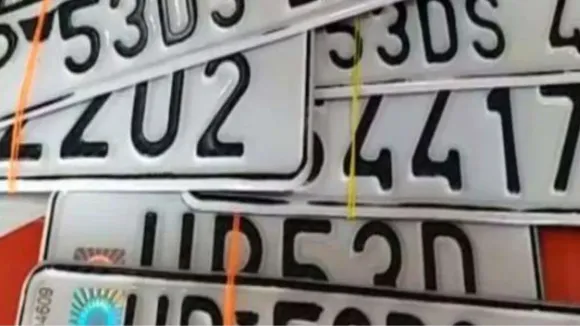 Heavy fine is imposed for tampering with number plate, on seeing this the traffic police deducts this much challan