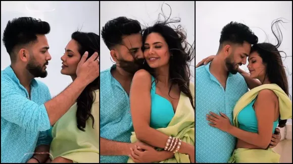 After Urvashi Rautela, Elvish Yadav Song was seen Romancing with Esha Gupta, fans said - 'Brother, breakup is sure this tim