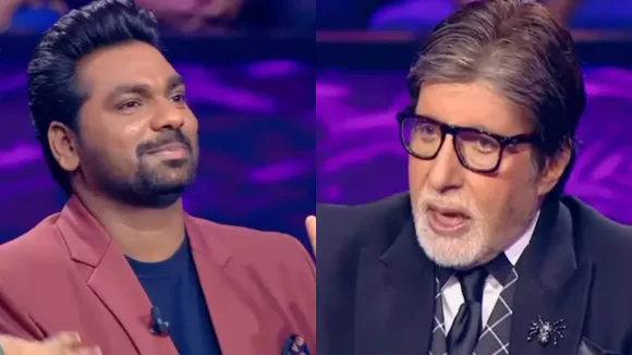 Zakir Khan in KBC 15: Zakir Hussain made his meeting with Amitabh Bachchan memorable on the stage of KBC 15, recited such poetry, Big B was mesmerized