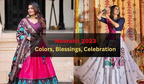 Navratri 2023: Dressing in Divine Colors, Seeking Blessings, and Celebrating Cultural Richness