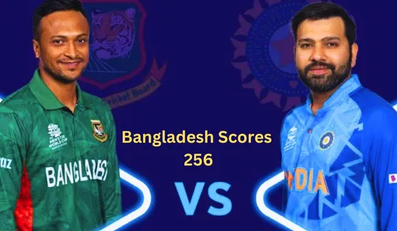 IND VS BAN 2023 World Cup; Bangladesh Scores 256, Pandya Injured