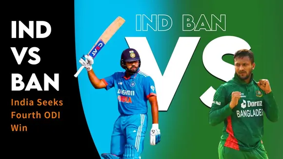 IND VS BAN; India Aims for Fourth Victory in ODI World Cup 2023 Against Bangladesh