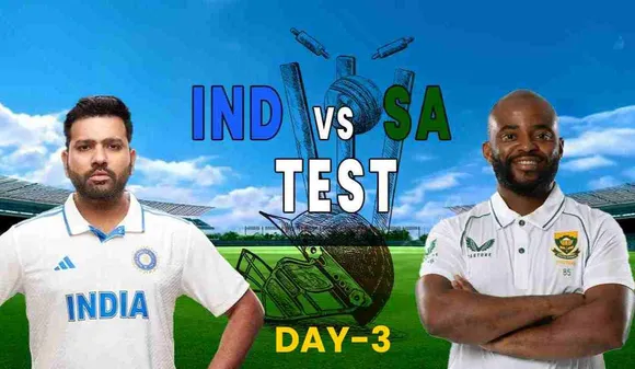 IND vs SA Elgar Shines, India Aims Early Wickets; Exciting Day 3 Ahead!