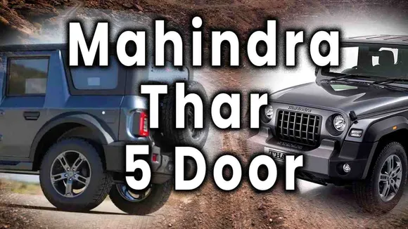 Mahindra Thar: 5-Door Thar | Interior Details Leaked with a Potential 2024 Launch