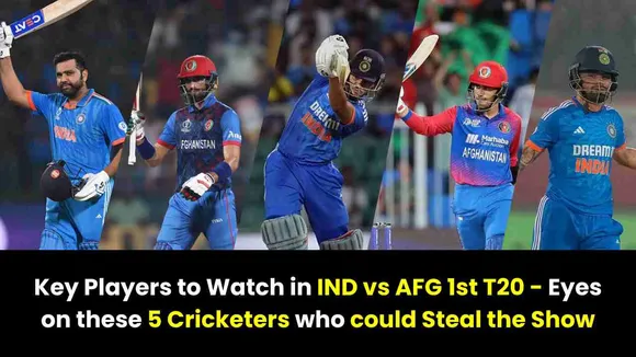 Key Players to Watch in IND vs AFG 1st T20 - Eyes on these 5 Cricketers who could Steal the Show