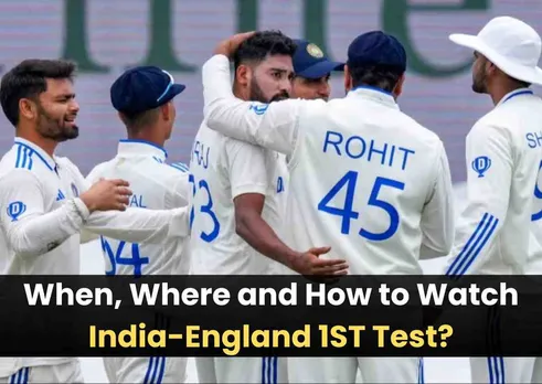 IND vs ENG: When, Where and How to Watch India-England 1ST Test? Know Details