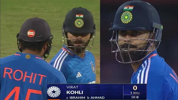Virat Kohli Records 1st Golden Duck In T20Is, Breaks Sachin's Record Vs Afghansitan