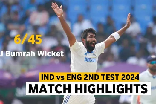 Jasprit Bumrah's Swing Puts India In Box Seat, Scripts  Records With 6/45 Versus England