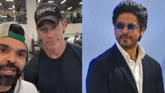 Shah Rukh Khan Reacts To John Cena Singing 'Bholi Si Surat'. Says 'I am going to send him my.......'
