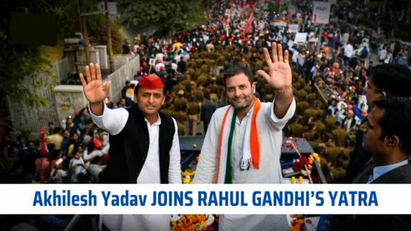 Akhilesh Yadav Joins Rahul Gandhi's 'Nyay Yatra' In Agra, Days After Seat-Share Deal For Lok Sabha