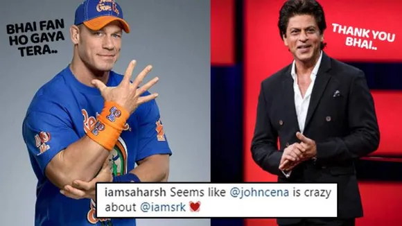 John Cena Posts Shah Rukh Khan's Pic On Instagram, Netizens Thinks He Should 'Get an Aadhar Card'