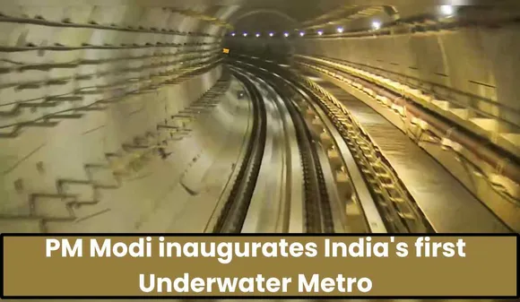 PM Modi inaugurates India's first Underwater Metro in Kolkata amid Projects worth ₹15,400 crore
