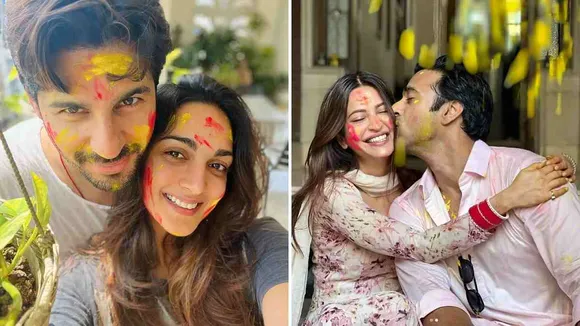 Holi 24 : From Siddharth-Kiara To Pulkit-Kriti, Here's How Bollywood Couples Celebrates Holi