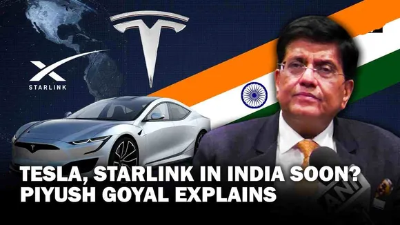 Tesla In India : Will Government Tailors It Policies To Suit Elon Musk's Tesla ?  Piyush Goyal Explains