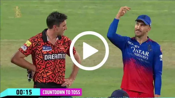 Faf Du Plessis Passes a Cheeky Smile as Camera Zooms In on Coin After Viral Faf -Cummins Chat