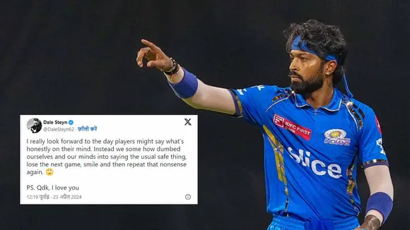 Dale Steyn makes fun of Hardik Pandya after Mumbai Indians' defeat