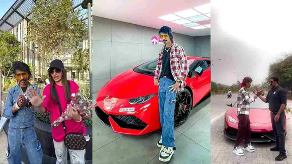 Dolly Chaiwala's viral video: Driving Lamborghini in style