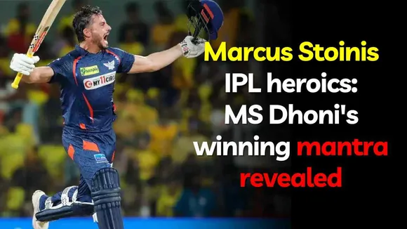 Marcus Stoinis' IPL heroics: MS Dhoni's winning mantra revealed