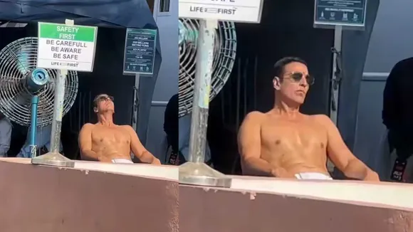 Akshay Kumar Enjoys Sunbathing On ;Jolly LLB 3' Set In Ajmer's Scorching Heat, Video Goes Viral