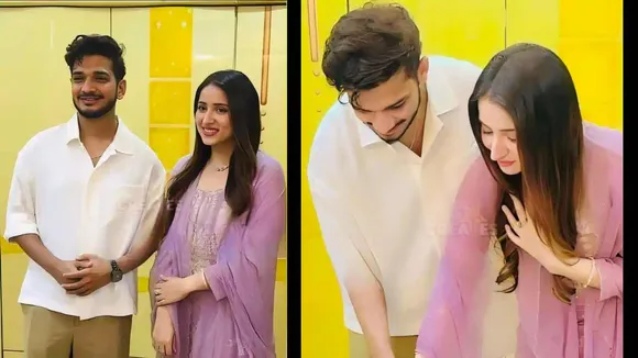 Munawar Faruqui Cuts Cake With His Rumored Wife Mehzabeen Coatwala, Photos Gone Viral