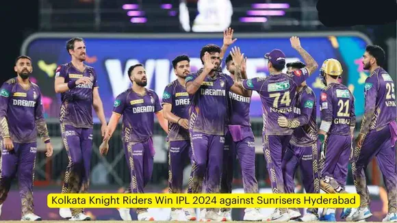 IPL Final 2024 : Kolkata Knight Riders Thrashes Sunrisers Hyderabad By 8 Wickets In Final, Lift 3rd IPL Title