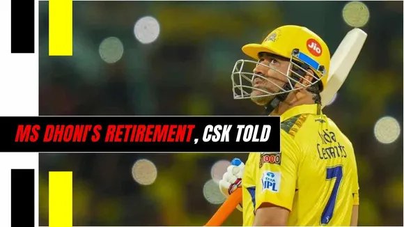 Big update regarding MS Dhoni's retirement, CSK told