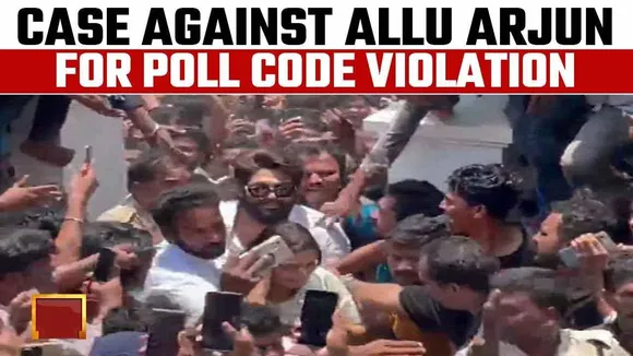 Case Registered Against Allu Arjun For Poll Code Violation, Faces Legal Action After Election Campaign