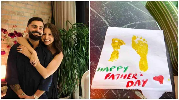 Anushka Sharma Shares Sweet Father's Day Card For Virat Kohli, Fans Asked 'Is That Akaay's Footprint'?