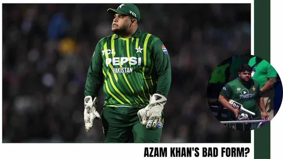 Why is Azam Khan being criticized after the golden duck?