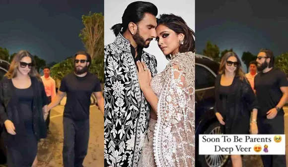 Ranveer Singh Spotted At Airport Holding Pregnant Deepika Padukone's Hand