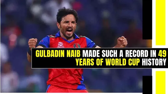 Gulbadin Naib made such a record in 49 years of World Cup history