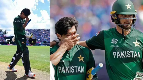 Emotional Scenes as Pakistan's Naseem Shah Cries After T20 World Cup Loss to India