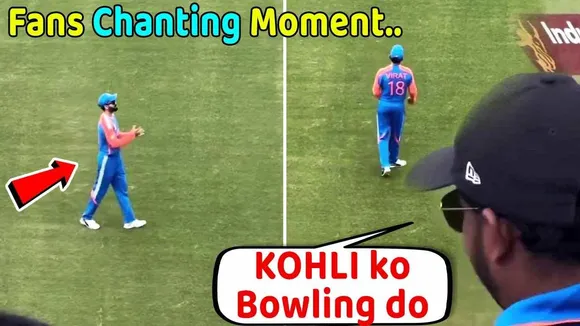 'Kohli Ko Bowling Do', Fans Chants Famous Virat Kohli Chant in India's First Match in T20 World Cup