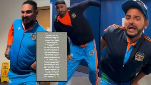 Harbhajan Singh got into trouble for posting the video - had to publicly apologize