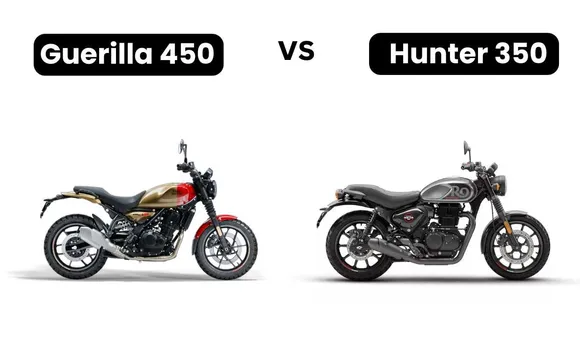 Royal Enfield Guerilla 450 vs Hunter 350: Hardware, Price and Specifications
