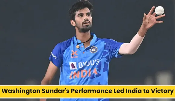 IND vs ZIM T20: Washington Sundar's Performance Led India to Victory, Became Player of the Match