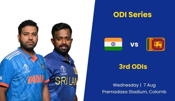 IND vs SL 3rd ODIs Match: Match Details, Pitch Report, Playing 11