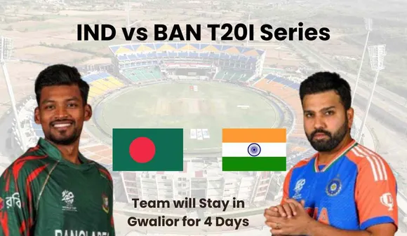 IND vs BAN T20: Team will Stay in Gwalior for 4 Days, Officers Reached the Stadium For Security