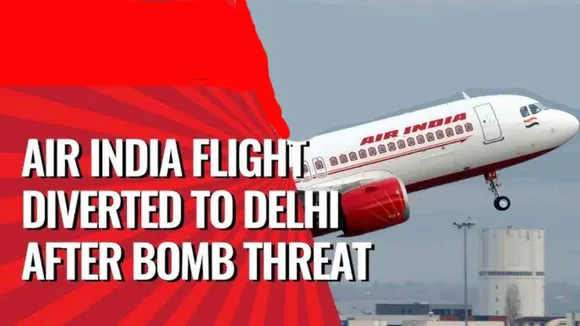 Air India Flight, Heading To New York Diverted To Delhi After Receiving Bomb Threat !